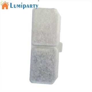 Lumiparty เครื่องกรองน้ําพุ คาร์บอน และผ้าฝ้าย ทรงสี่เหลี่ยม สําหรับสัตว์เลี้ยง