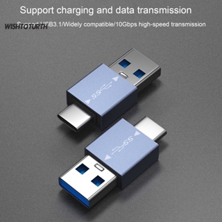 ☼Wt OTG อะแดปเตอร์ปลั๊กเชื่อมต่อ 10Gbps Type-C เป็น USB31 อุปกรณ์เสริม สําหรับโทรศัพท์มือถือ