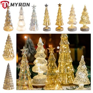 Myron ต้นคริสต์มาส คริสตัล เรืองแสงในที่มืด แฟชั่น สําหรับตกแต่งต้นคริสต์มาส DIY