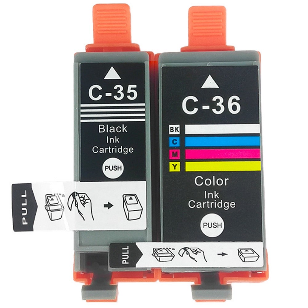 Ink Cartridge PGI-35 PGI35 CLI-36 CLI36 Color Compatible 35 36 pgi35 cli36 for Canon PIXMA IP100 iP1