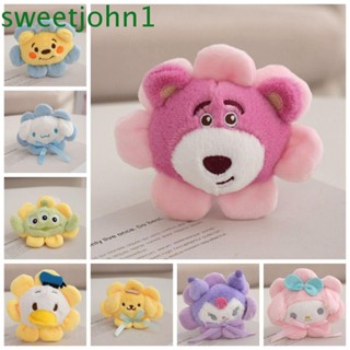 Sweetjohn พวงกุญแจ จี้ตุ๊กตาการ์ตูนอนิเมะ Cinnamoroll Kuromi Kuromi น่ารัก สีสันสดใส ของเล่นสําหรับเด็ก