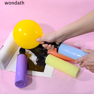 Wonda เครื่องปั๊มลมลูกโป่ง แบบมือกด พลาสติก สุ่มสี สําหรับตกแต่งปาร์ตี้