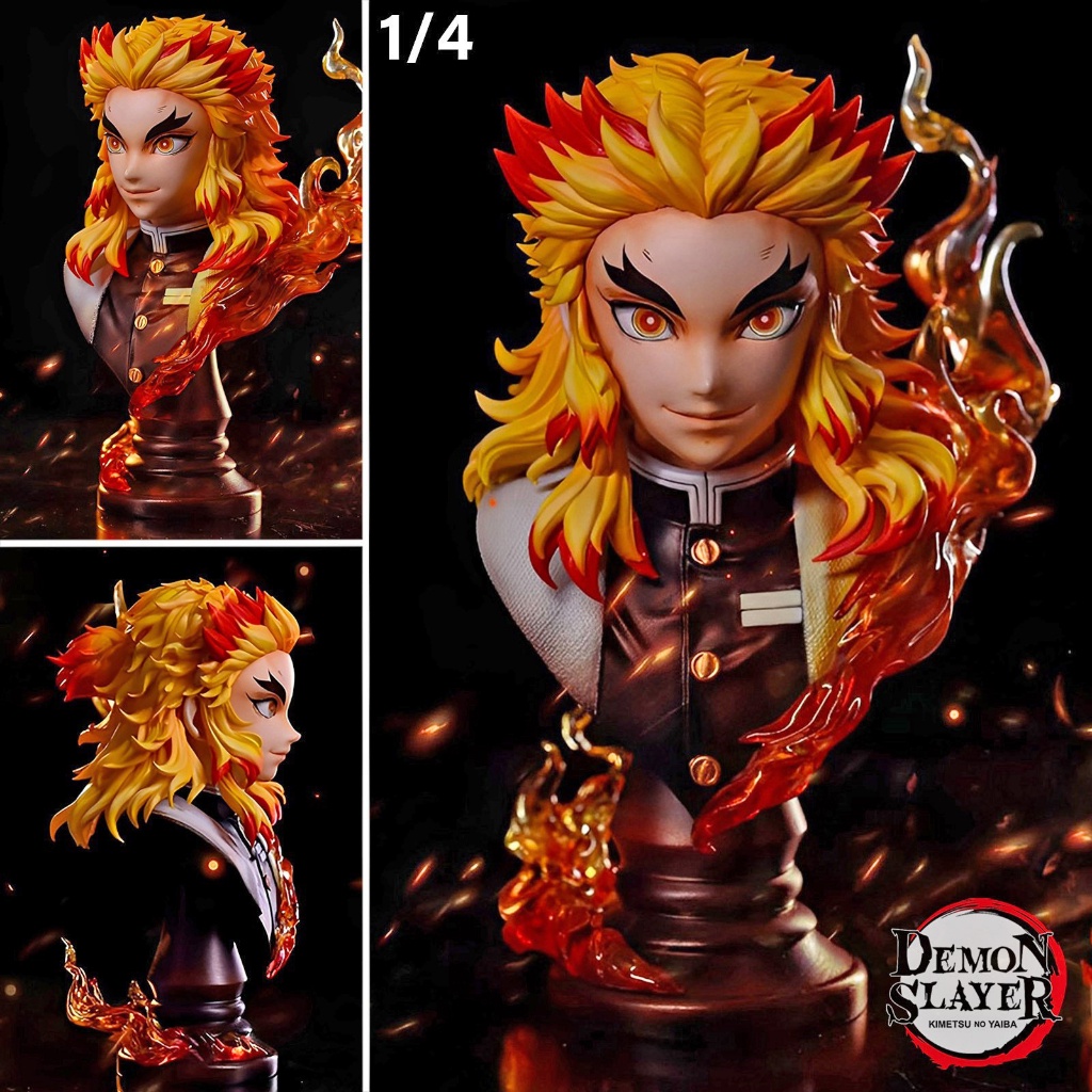 Figure ฟิกเกอร์ Cookie Studio Demon Slayer  ดาบพิฆาตอสูร Kyojuro Rengoku เรนโงคุ เคียวจูโร่ เสาหลักเ