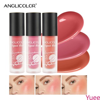 Anglicolor3 สนับสนุน Monochrome Liquid Blush Fit Body Brightening Sleeping Silkworm Natural Fit Nude แต่งหน้า yuee