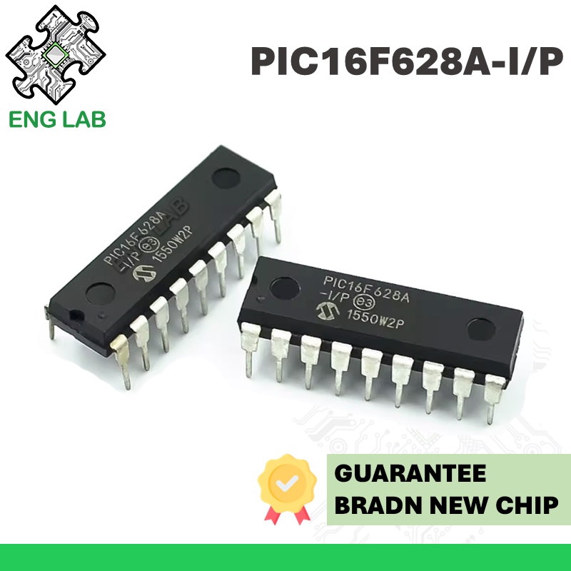 ENGLAB★ Microchip PIC16F628A - I/P, PIC16f877A, Microcontroller MCU