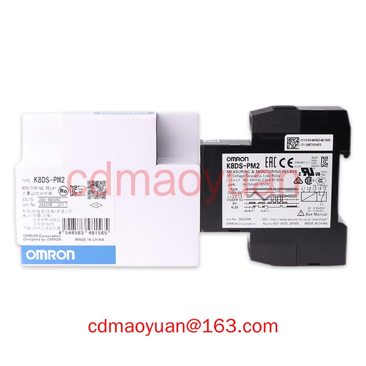Omron Omron รีเลย์ลําดับสามเฟส K8DS-PH1-001-PM2-PM1 K8AK-PH1-PM2-PA2-VS2-LS1