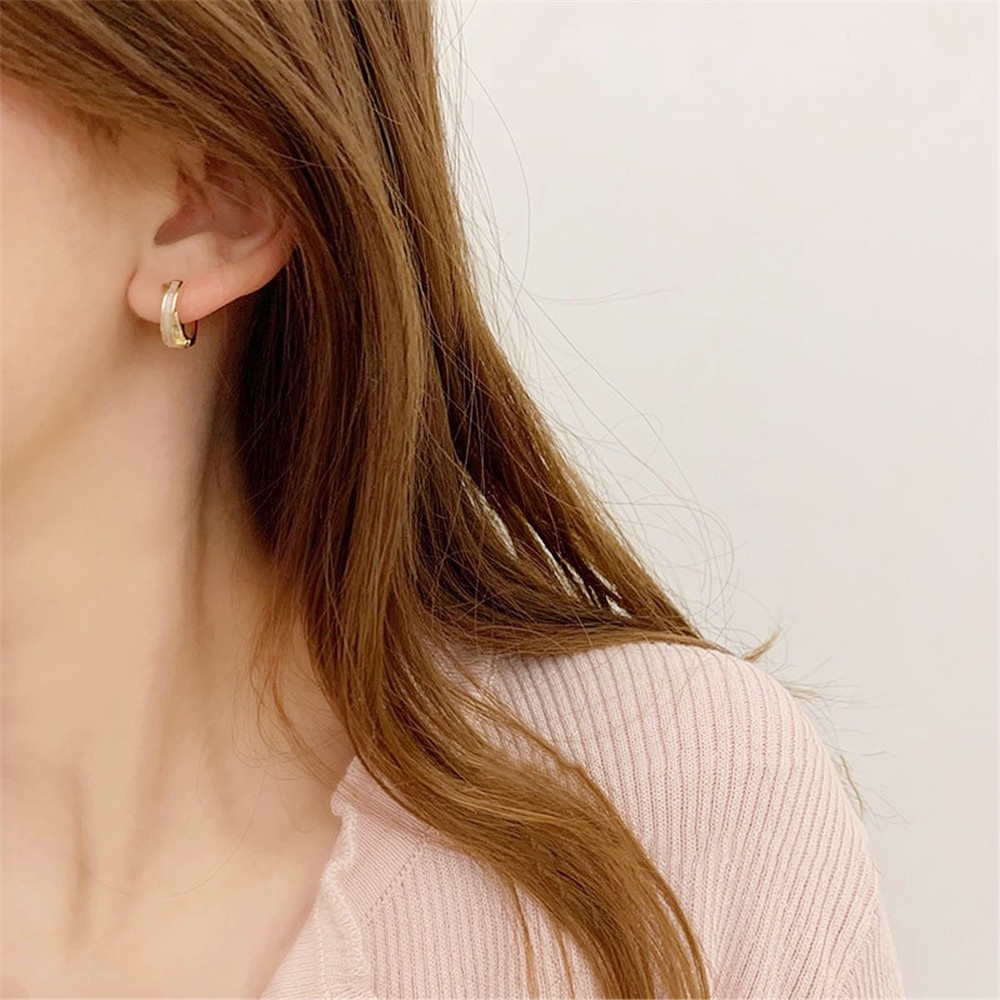 A HELLO GIRL ใหม่ น้ํามันหยด ทองแดง ทรงกลม หรูหรา เรียบง่าย สําหรับเด็กผู้หญิง 2023 - รูปที่ 3