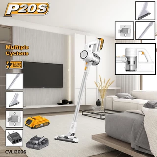 Ingco เครื่องดูดฝุ่นไร้สาย 20V เฉพาะตัวเครื่องไม่รวมแบตเตอร์รี่และแท่นชาร์จ รุ่น CVLI20061