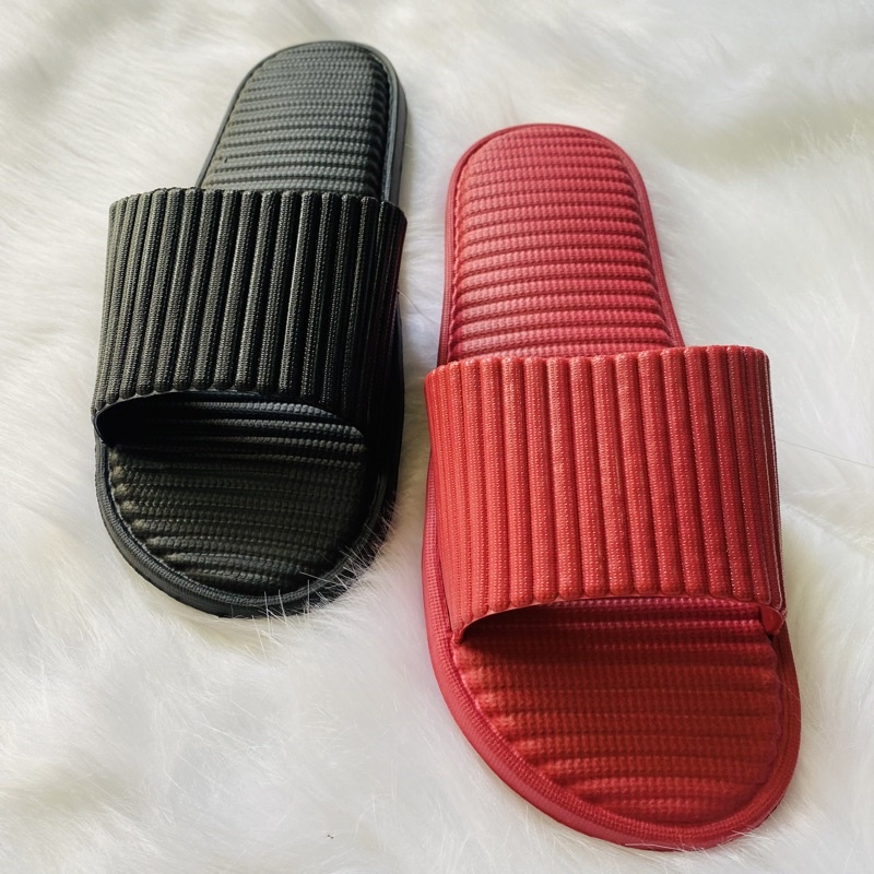 รองเท้าแตะผู้หญิงลายทางไทยเบาพิเศษ ฮอตฮิต ในร่ม ปิกนิก และรองเท้าแตะชายหาด