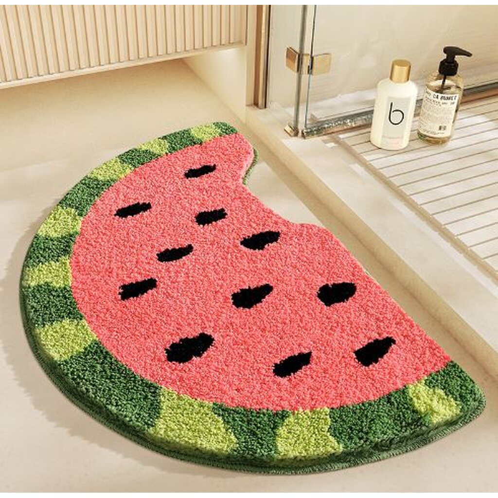 Omocha - (New) Carpet fruit mat : พรมผลไม้ขนนุ่ม พรมตกแต่งมีกันลื่น - รูปที่ 5