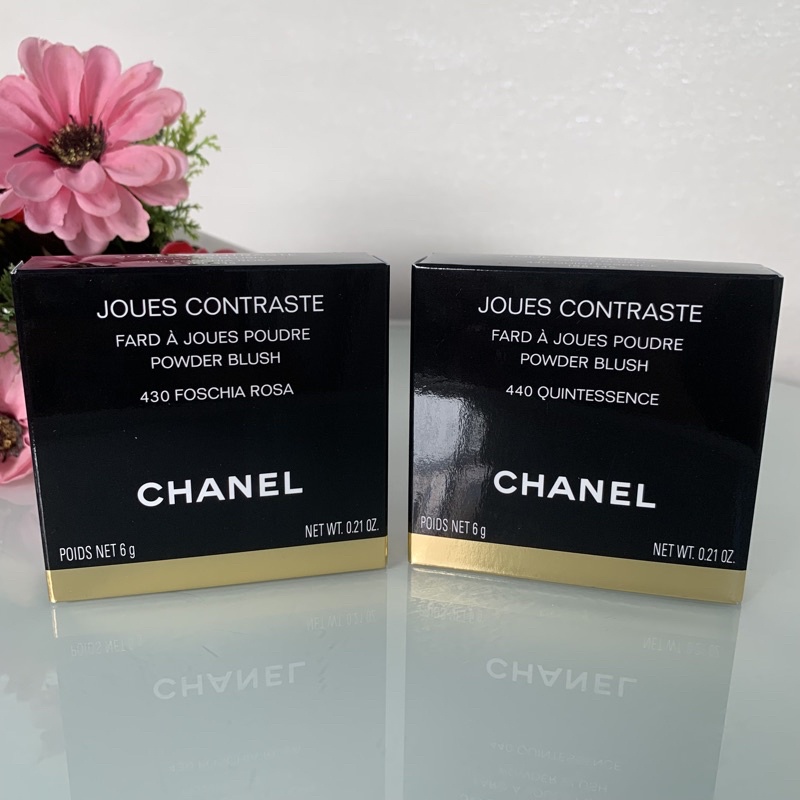 fแท้💯 Chanel Joues Contraste powder blush สี 80, 430, 440, 608 บรัชออนแบบแป้ง