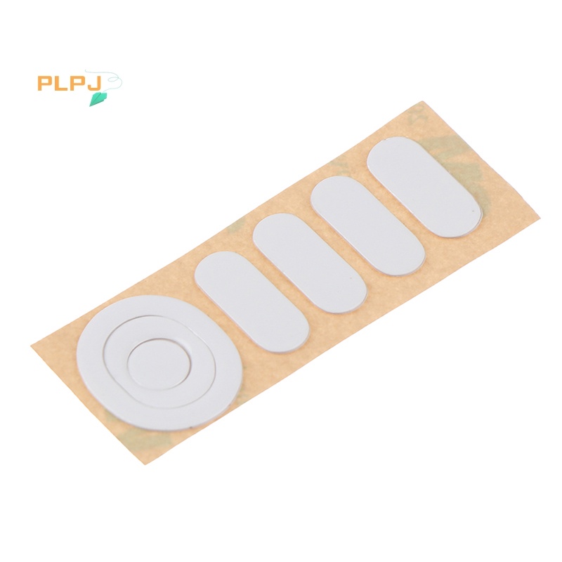 Plpj ใหม่ แผ่นรองเมาส์ ขอบโค้ง สีขาว สําหรับเมาส์ G304 G305 1 ชุด