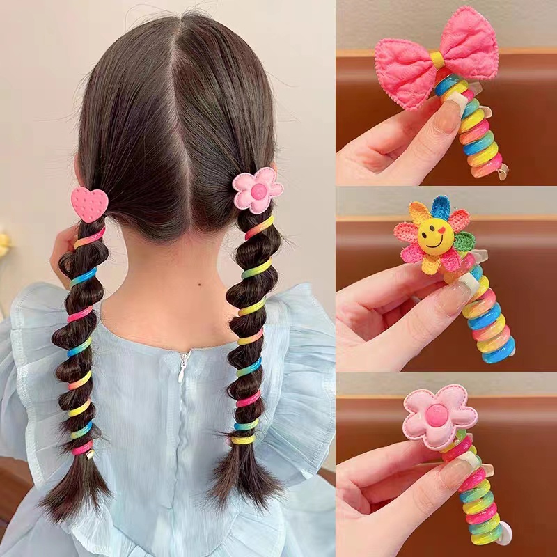 Sanrio Kuromi Melody ยางรัดผม แบบยืดหยุ่นสูง ไม่เป็นอันตราย ลายการ์ตูนน่ารัก สําหรับเด็กผู้หญิง