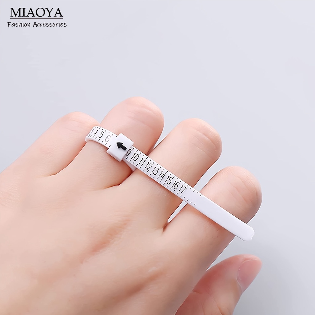 เทปวัดขนาดแหวน ใช้ซ้ําได้ ไซซ์ 1-17 1 ชิ้น