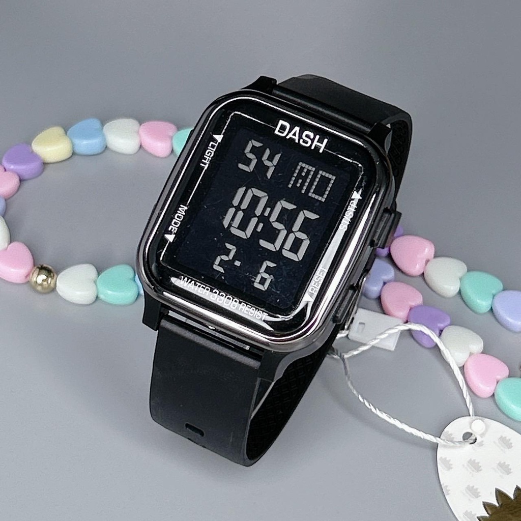 นาฬิกาข้อมือดิจิทัล หน้าจอ LED กันน้ํา กันกระแทก หลากสี สําหรับผู้หญิง