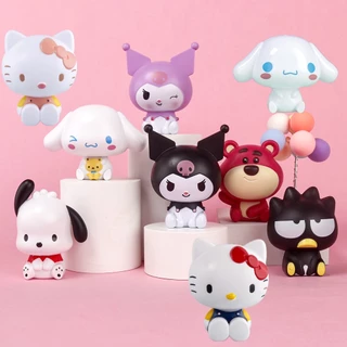 [จุด] Pachacco Kuromi Hello Kitty ตกแต่งเค้ก DIY น่ารัก