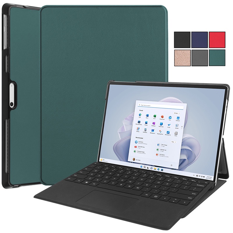 (เข้ากันได้กับคีย์บอร์ดบลูทูธดั้งเดิม) เคสแท็บเล็ต แบบฝาพับ สําหรับ Microsoft Surface Pro 9 8 7 Plus