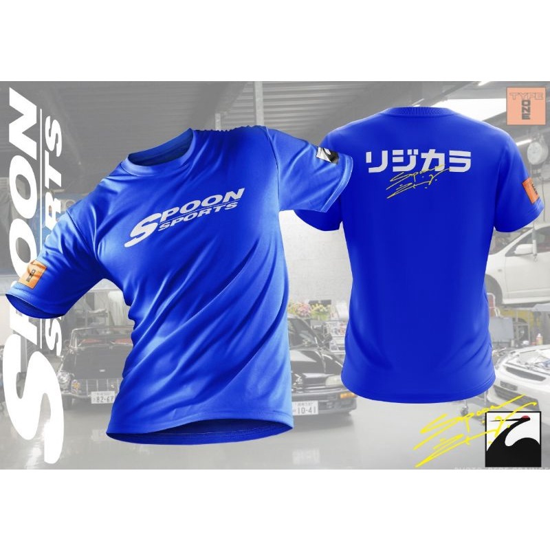 2023 เสื้อยืดลําลอง แขนสั้น พิมพ์ลาย SPOON SPORTS 3D ทรงหลวม แฟชั่นฤดูร้อน สําหรับผู้ชาย 5-5XL ผ้าฝ้