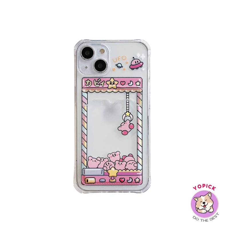 ญี่ปุ่นน่ารักสาวหัวใจstar KirbyเหมาะสําหรับiPhone14/13Promaxเคสโทรศัพท์11การ์ดใส่ภาพ12การ์ตูน11นุ่มกรณีXsโปร่งใสXrกันกระแทก15proผู้ถือบัตรกรณีKB - รูปที่ 3