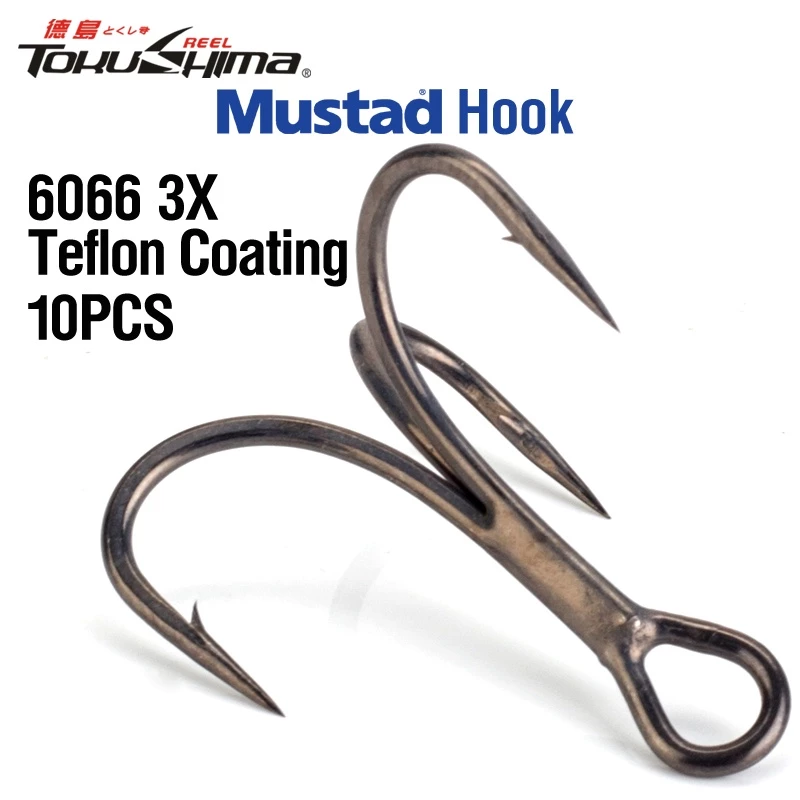 Mustad 2# 4# 6# 8# 10# 12# 14# ตะขอตกปลา เหล็กคาร์บอน 3X สีเงิน อุปกรณ์เสริม 10 ชิ้น