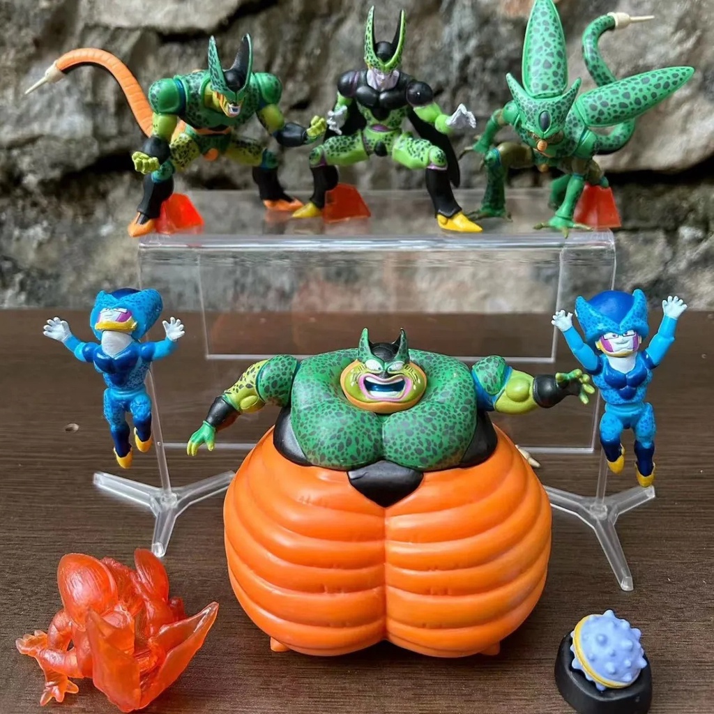โมเดลฟิกเกอร์ PVC อนิเมะ Dragon Ball Frieza Piccolo Buu 8 ชิ้น