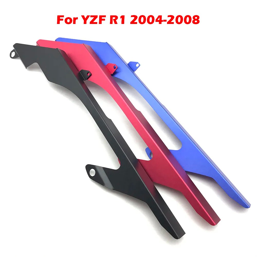 ฝาครอบโซ่ CNC อุปกรณ์เสริมรถจักรยานยนต์ สําหรับ Yamaha YZF-R1 YZFR1 2004 2005 2006 2007 2008