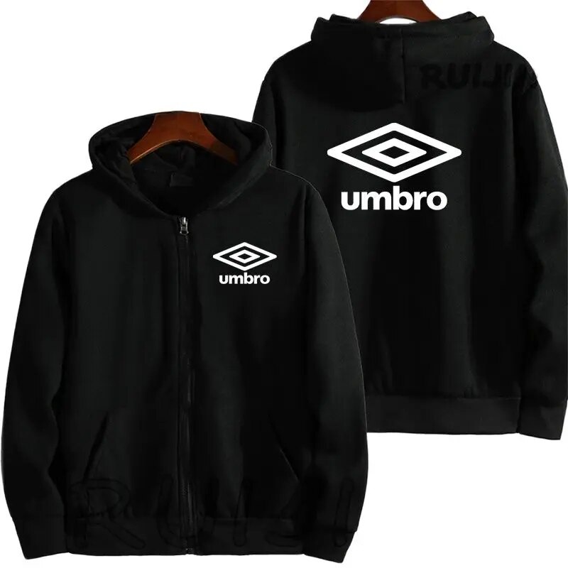 Umbro Mens And Zip Up Hoodie Print Plus Size Outdoor Sports S3Xl