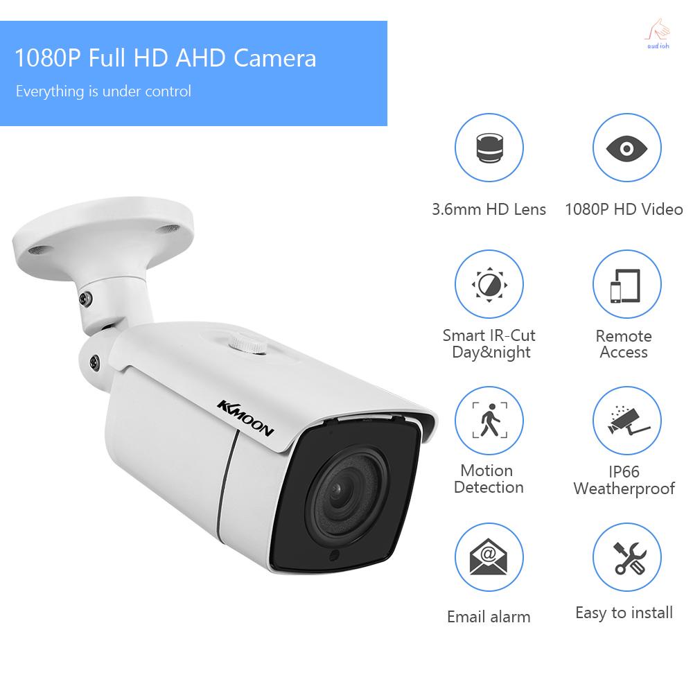 กล้องวงจรปิดรักษาความปลอดภัย 1080P อนาล็อก IP66 กันน้ํา มีไฟ LED อินฟราเรดในตัว 24 ดวง ระบบมองเห็นกลางคืน 82 ฟุต