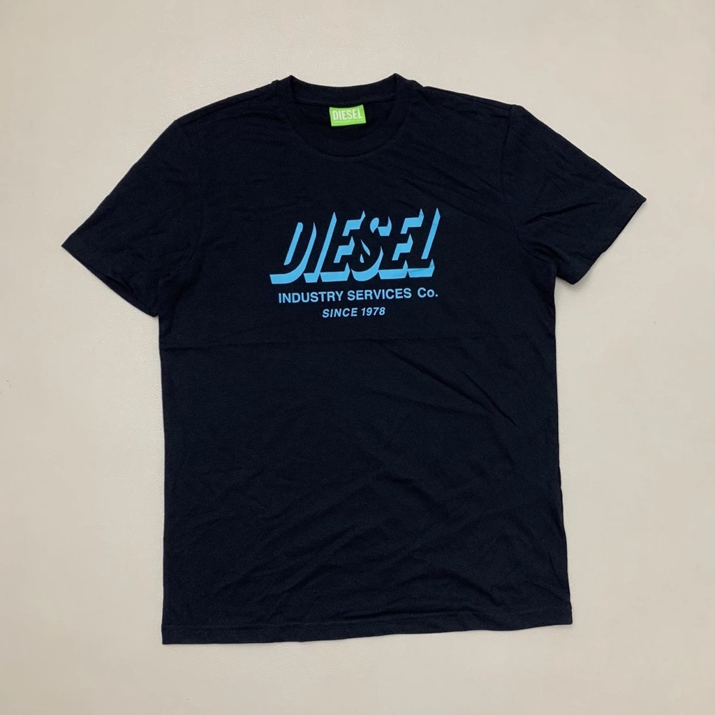 พร้อมส่ง เสื้อยืดแขนสั้น ผ้าฝ้ายแท้ พิมพ์ลาย DIESEL DIESEL Italy T-DIEGOS-A5 1012
