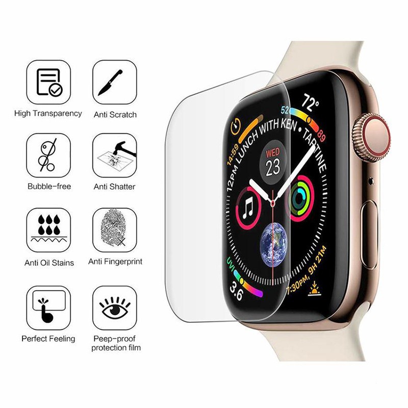 ฟิล์มไฮโดรเจลกันรอยหน้าจอ สําหรับ Apple Watch iwatch Series SE 7 6 5 4 3 2 1 42 มม. 44 มม. 40 มม. 38 มม.