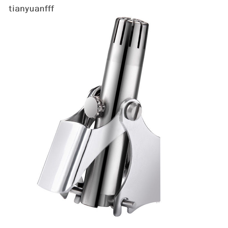 Tianyuanfff เครื่องตัดขนจมูก สเตนเลส ล้างทําความสะอาดได้ สําหรับผู้ชาย