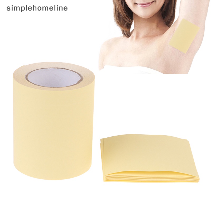 [simplehomeline] ใหม่ แผ่นสติกเกอร์ติดใต้วงแขน ป้องกันเหงื่อ 20 แผ่น ต่อ 1 ม้วน