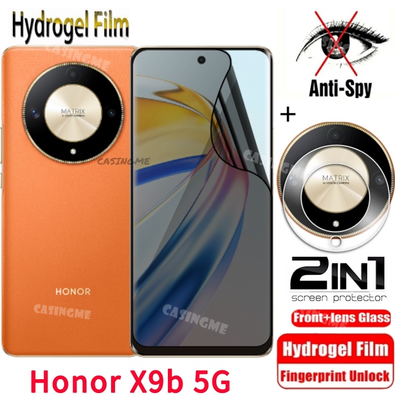 Honor X9d 5G 2023 Softความเป็นส่วนตัวHydrogelฟิล์มAnti-Spyคลุมทั้งหมดป้องกันหน้าจอAnti Peekความเป็นส