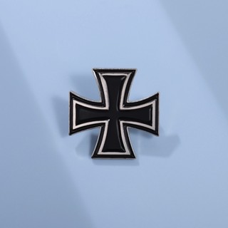 เข็มกลัดเหล็ก รูปนกอินทรีย์ ไม้กางเขน สไตล์เยอรมนี เครื่องปร…