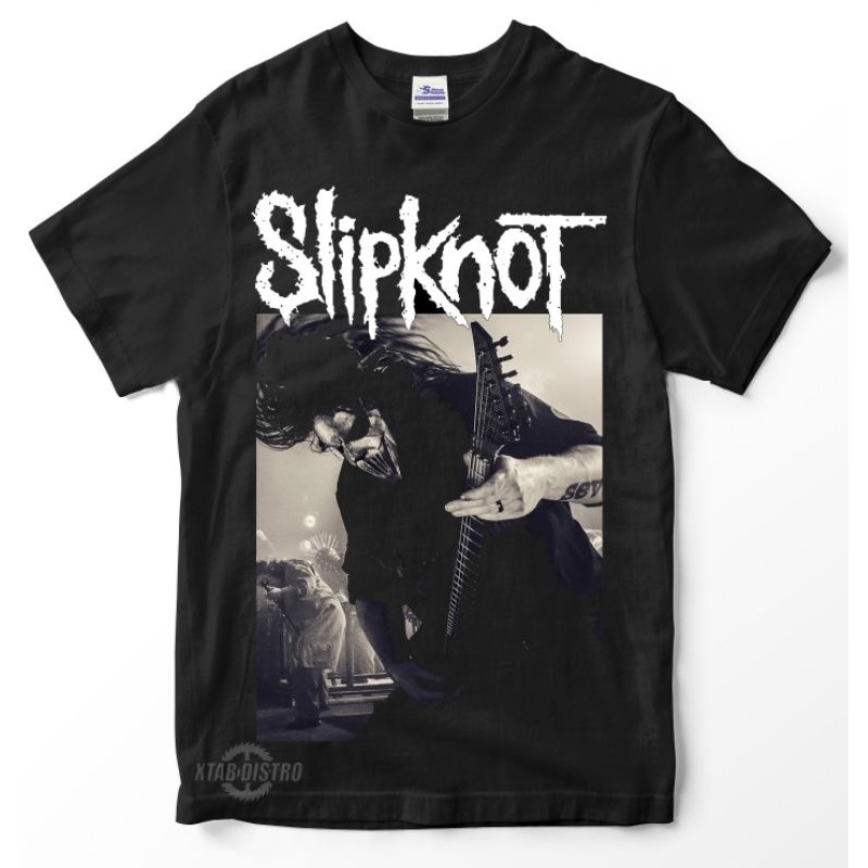 Slipknot MICK THOMSON เสื้อยืด พรีเมี่ยม สายรัดโลหะ Slipknot