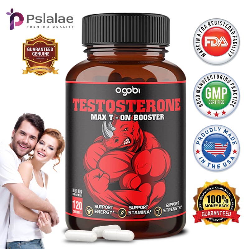 11-in-1 Testosterone Booster สําหรับผู้ชาย - ความทนทานสูง พลังงาน และความแข็งแรงอาหารเสริม สําหรับผู้ชาย - ผลิตในอเมริกา