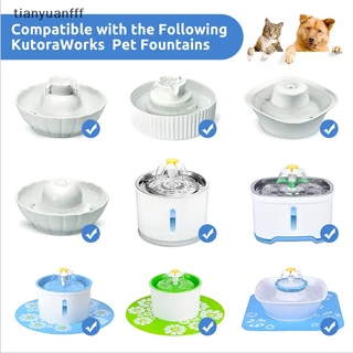 Tianyuanfff ปั๊มน้ําทดแทนสัตว์เลี้ยง Submersible Dog Drinking Well