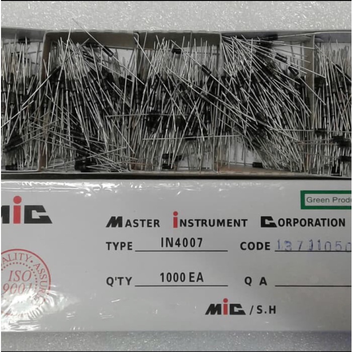 ไดโอด IN4007 ไดโอด IN 4007 ไมค์ rp.66,000/แพ็ค JI27