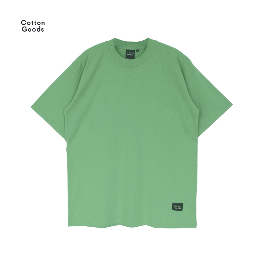 Cotton Goods เสื้อยืดโอเวอร์ไซส์ธรรมดา 20s Betha Sage Tees