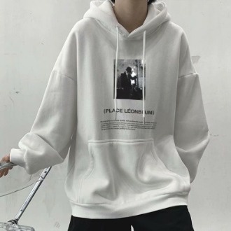 ZITYCOD&จัดส่งในกรุงเทพฯ เสื้อแขนยาวมีฮู้ด มีฮู้ด ทรงหลวม แขนยาว ผ้าหนาดีใส่สบาย รุ่น