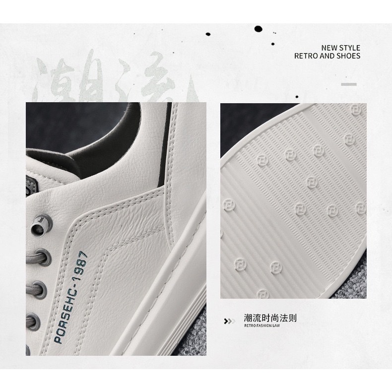 fashion รองเท้าผ้าใบผู้ชาย แบบผูกเชือก 2สี ไซส์40-44 รุ่น MVS038-212