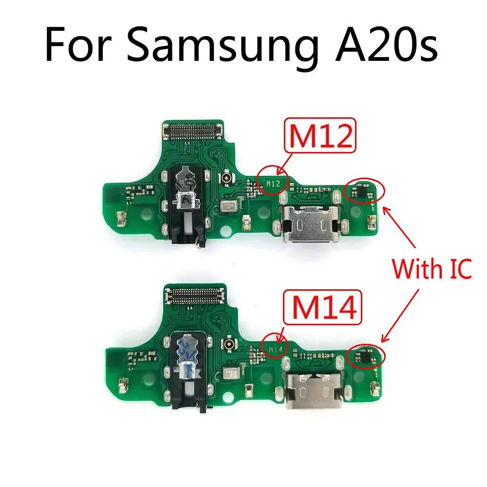 ของแท้ 100% USB อะไหล่ มือถือ แพรก้นชาร์จ ตูดชาร์จ Samsung Galaxy A20S A207F M12 M14