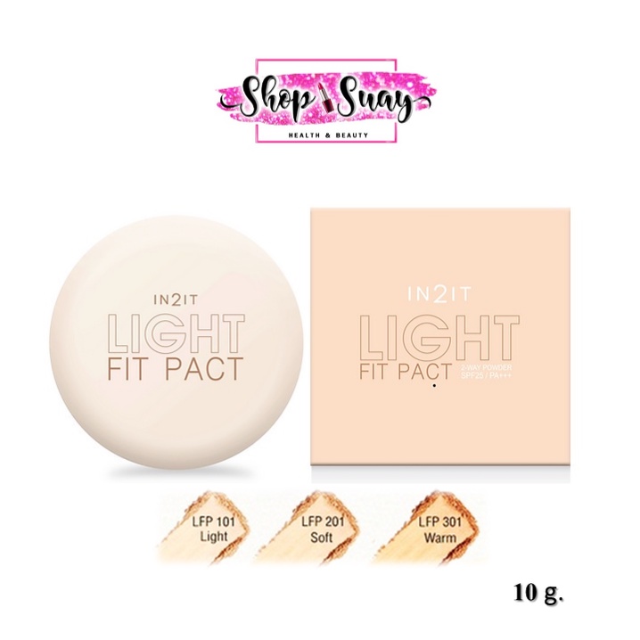IN2IT Light Fit Pact แป้งบาลานซ์ผิว