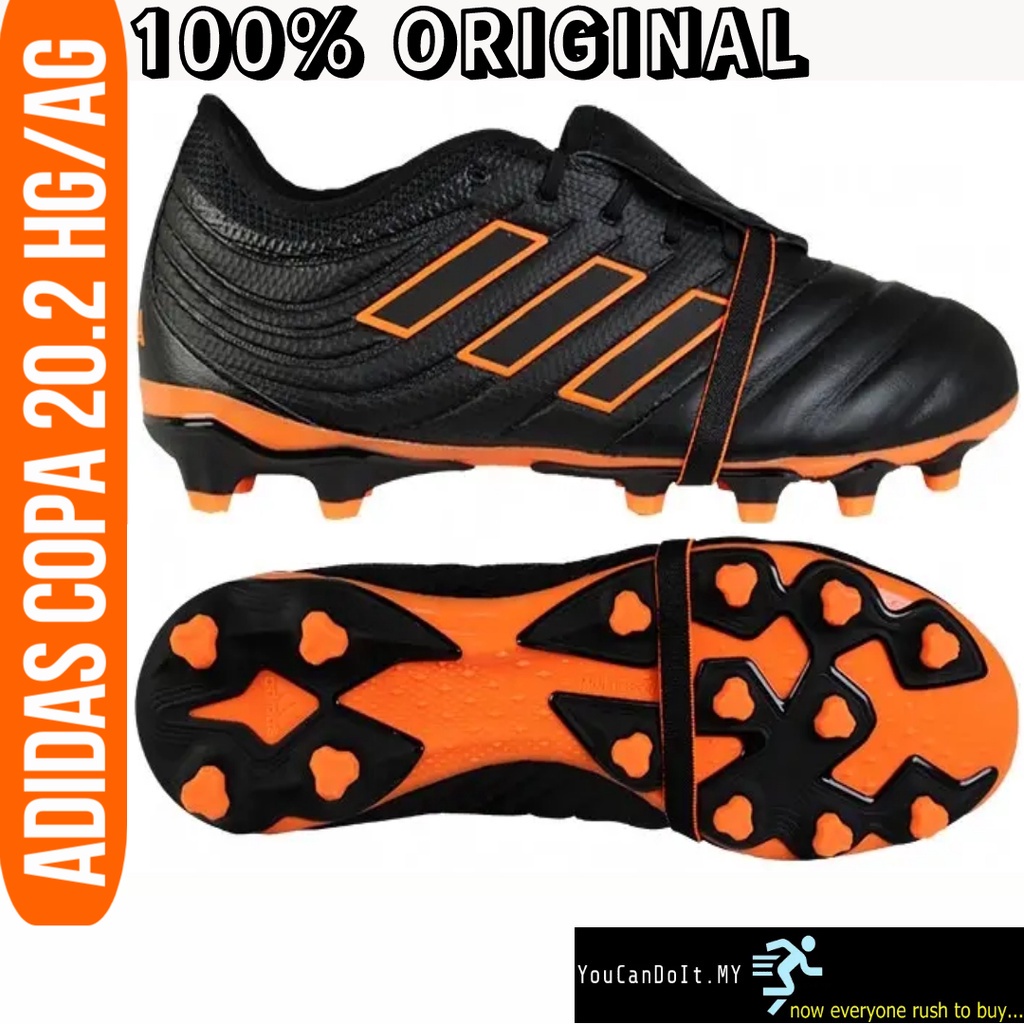 Adidas [100% Ori] Adidas Copa 20.2 HG/AG Soccer Football Shoe Kasut Bolasepak Padang Hard Ground 2n
