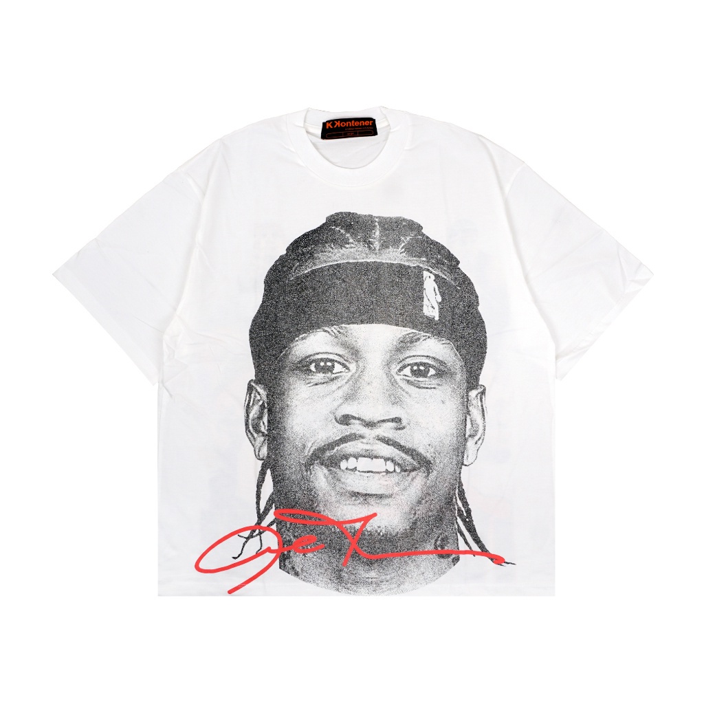 [HOT] KKontener Allen Iverson Oversize Tshirt สีขาว