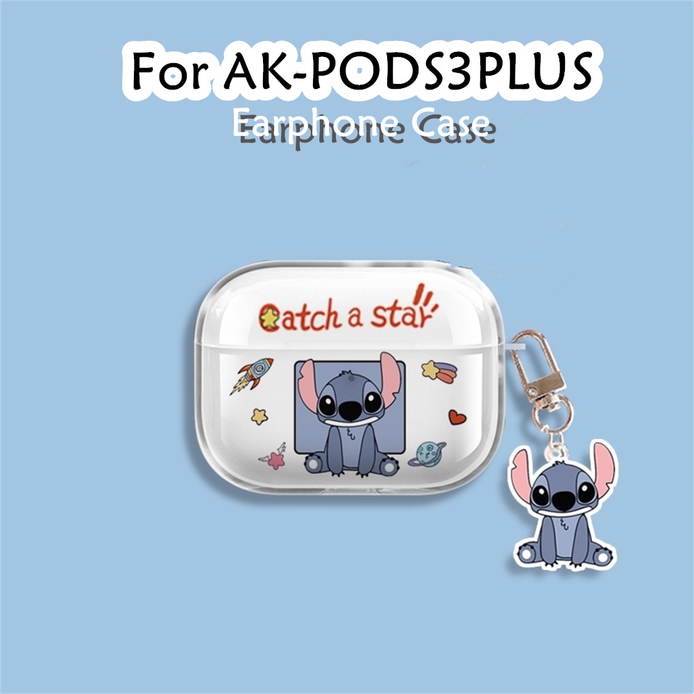 【ของแท้】เคสหูฟังซิลิโคนนิ่ม ลายการ์ตูน สําหรับ AK-PODS3PLUS