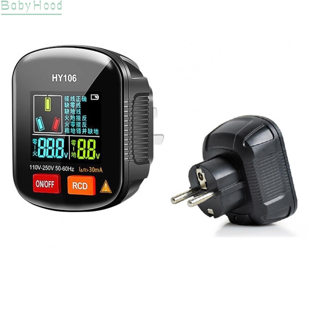 【Big Discounts】HY106 Multifunctional Digital Display Socket Tester Ground Wire Detector Circuit#BBHOOD