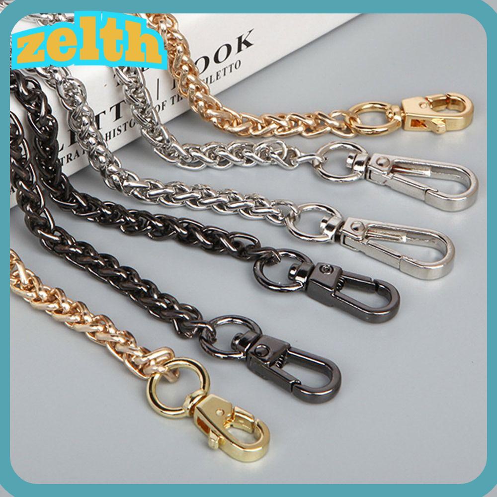 Zelth สายโซ่โลหะ 60 ซม. 120 ซม. แบบเปลี่ยน สําหรับกระเป๋าถือ กระเป๋าสะพายไหล่