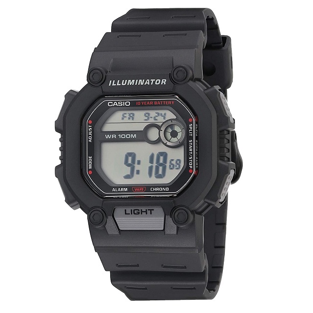 [Time Cruze] Casio W-737H Digital Sports Black Resin Men Watch W-737H-1AVDF W-737H-1A W-737H