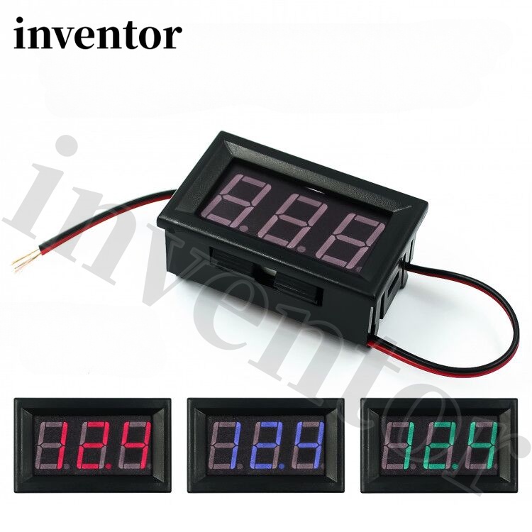 1-5PCSMini Digital Voltmeter DC 4.5V ถึง 30V Digital Voltmeter แผงแรงดันไฟฟ้าสําหรับ 6V 12V 24V Elec